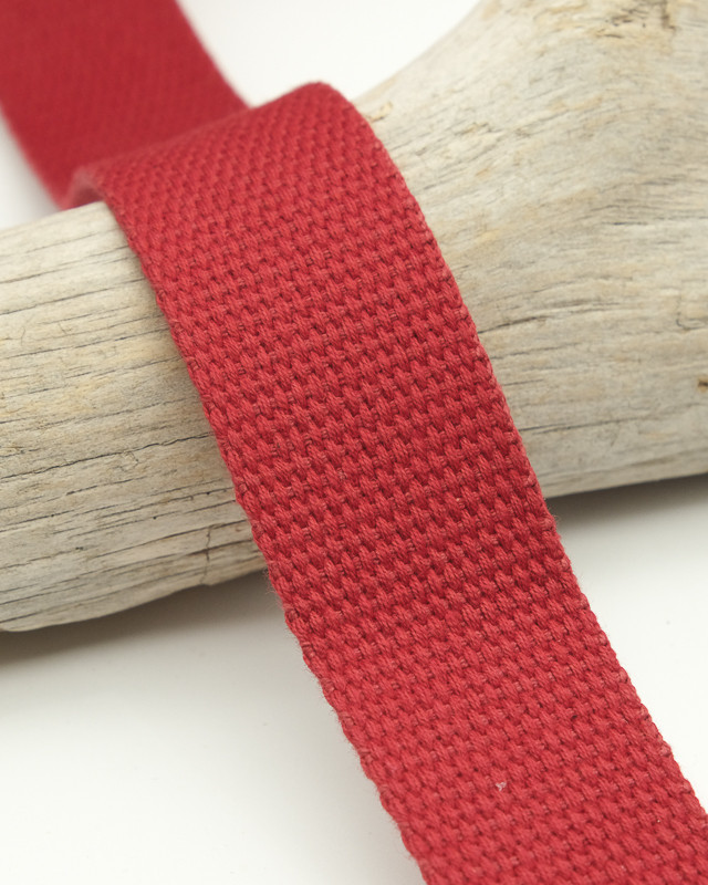 Sangle Coton 25MM Bordeaux - Maison Klem